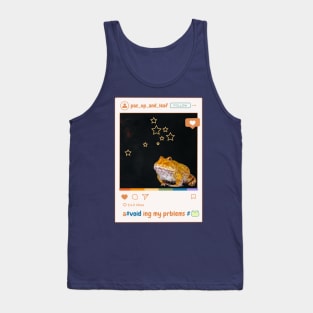 A Voiding My Problems Frog Social Media Post Tank Top